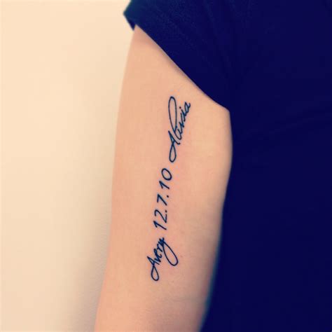 24 [Stylish & Personal] Birth Date Tattoo Ideas